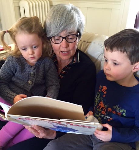 Reading to Owen and Julia: a calling consistent with all my other work in life.