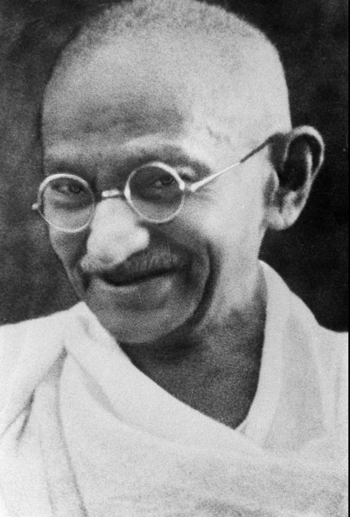 Mahatma Gandhi wikipedia image in the public domain. https://en.wikipedia.org/wiki/Mahatma_Gandhi