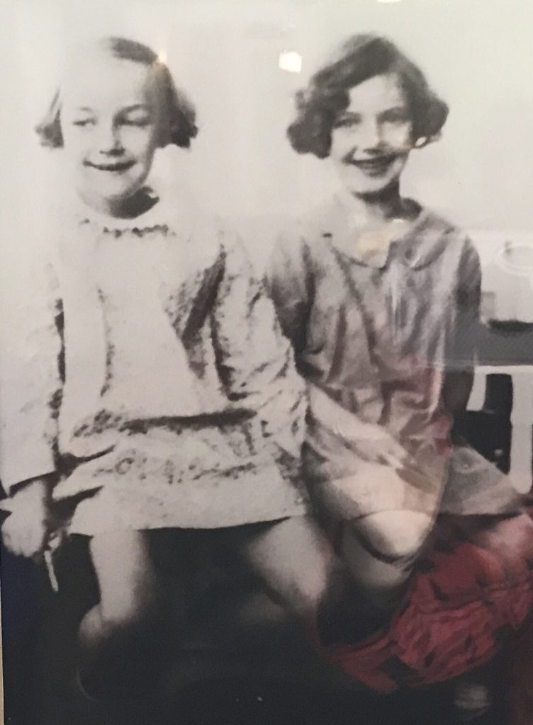 Flannery O'Connor and her friend Elizabeth. Can you guess which one she is?