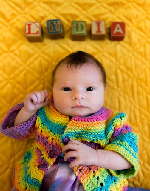 The star of the show: Lydia Ann Stoltzfus.