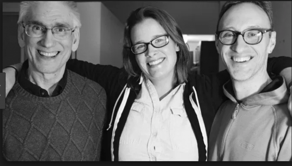 Carl McColman, Cassidy Hall, and Kevin Johnson. Hosts of the podcast Encountering Silence.