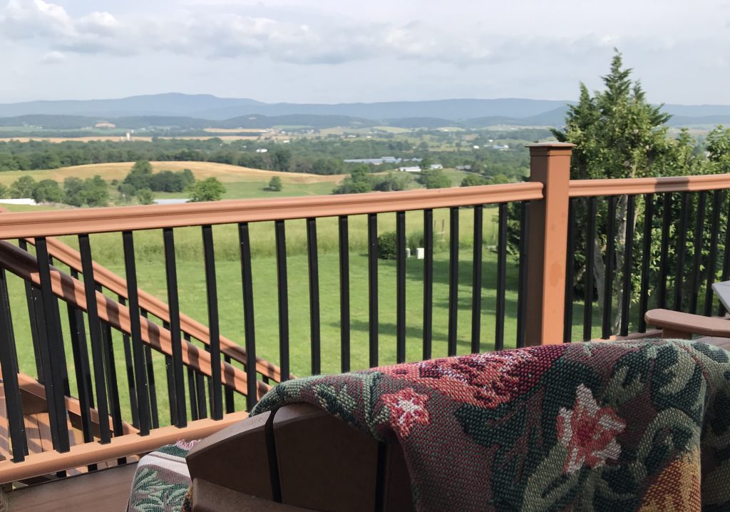 "I lift up mine eyes to the hills."