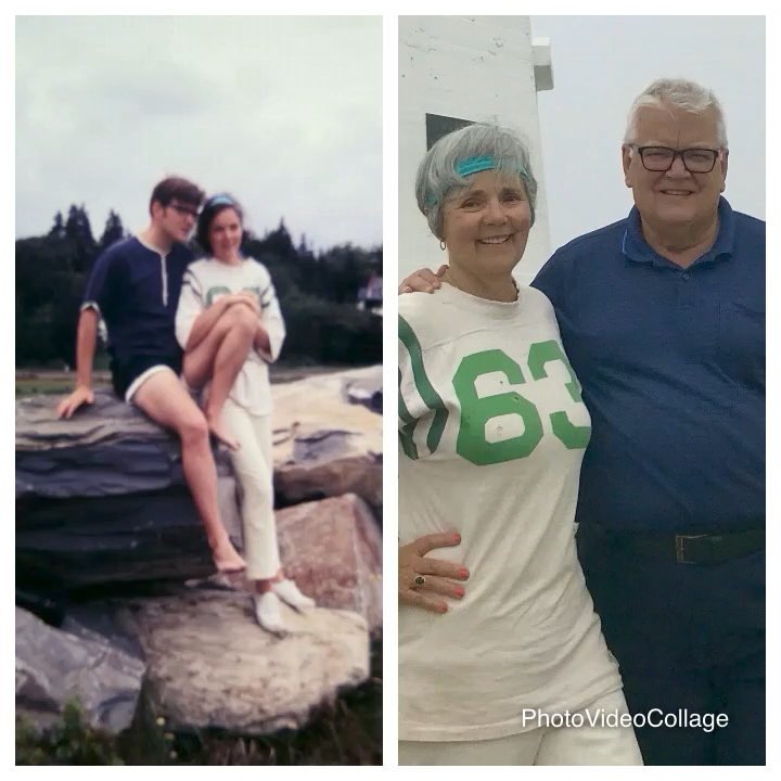 Nova Scotia with football jersey. Fifty Years Later!