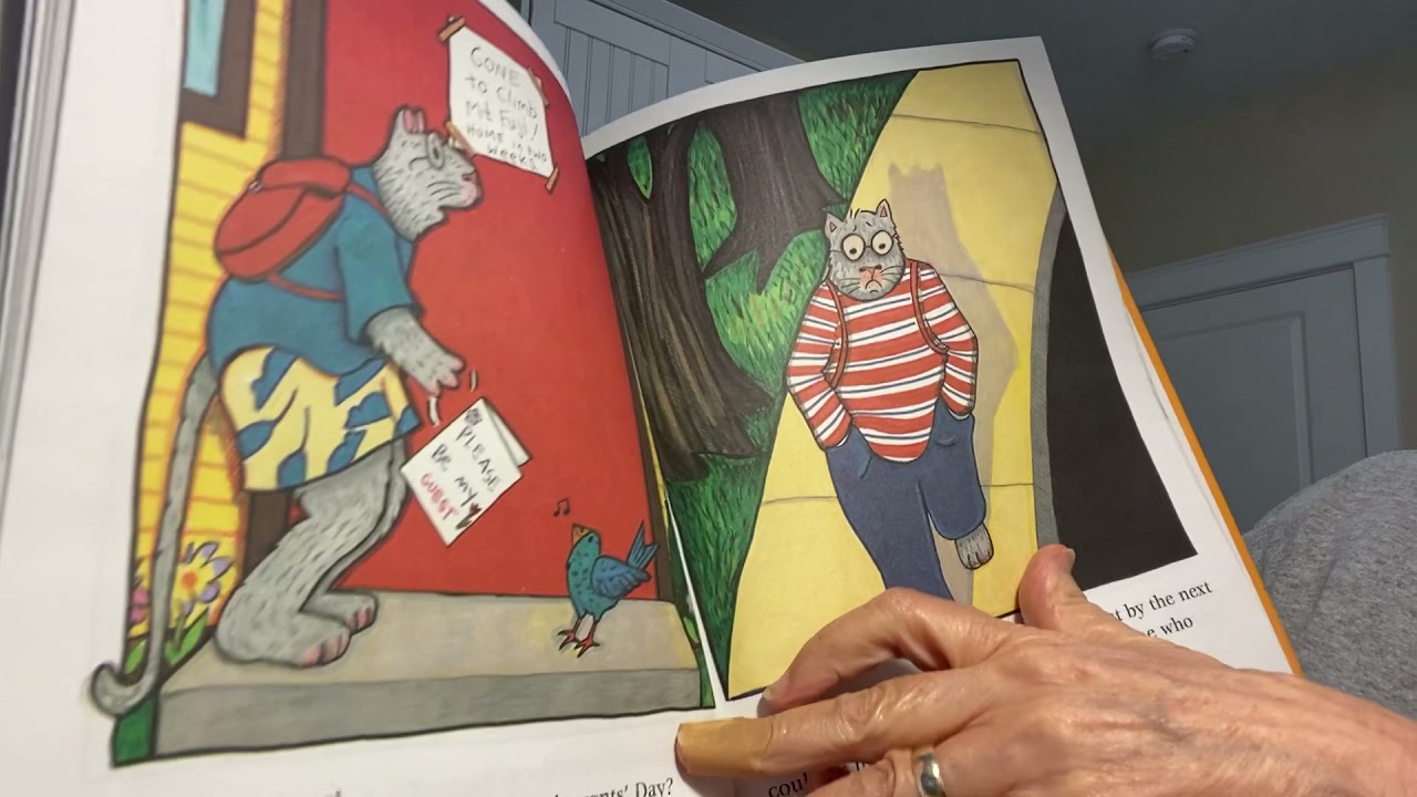 Grandma Shirley Reads Hooray for Grandparents Day by Nancy Carlson
